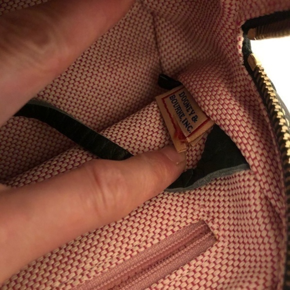 DOONEY & BOURKE green leather mini duffle … - Picture 10 of 10